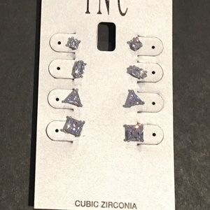 INC 4 PIECE STUD EARRINGS